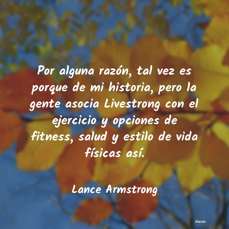 Frases de Lance Armstrong