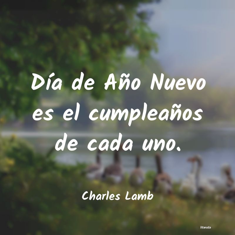 Frases de Charles Lamb