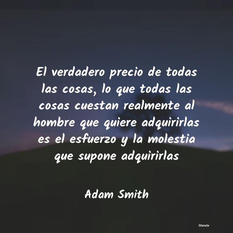 Frases de Adam Smith