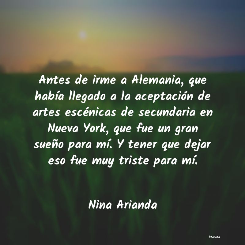Frases de Nina Arianda