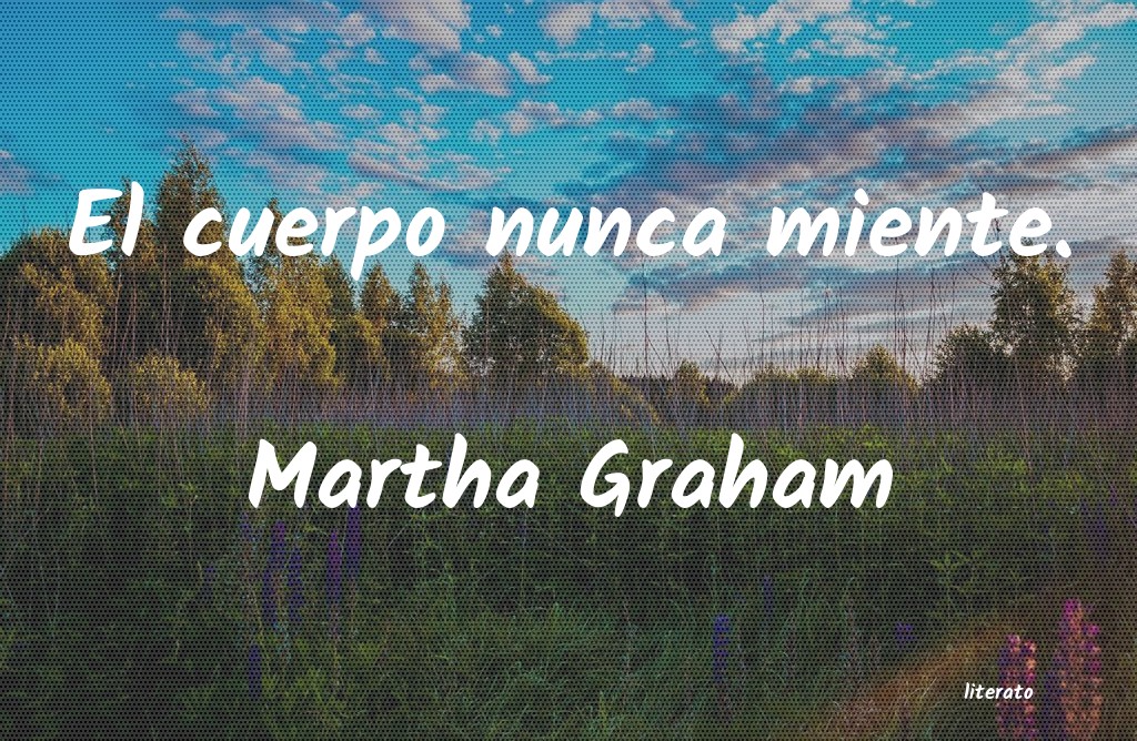 Frases de Martha Graham