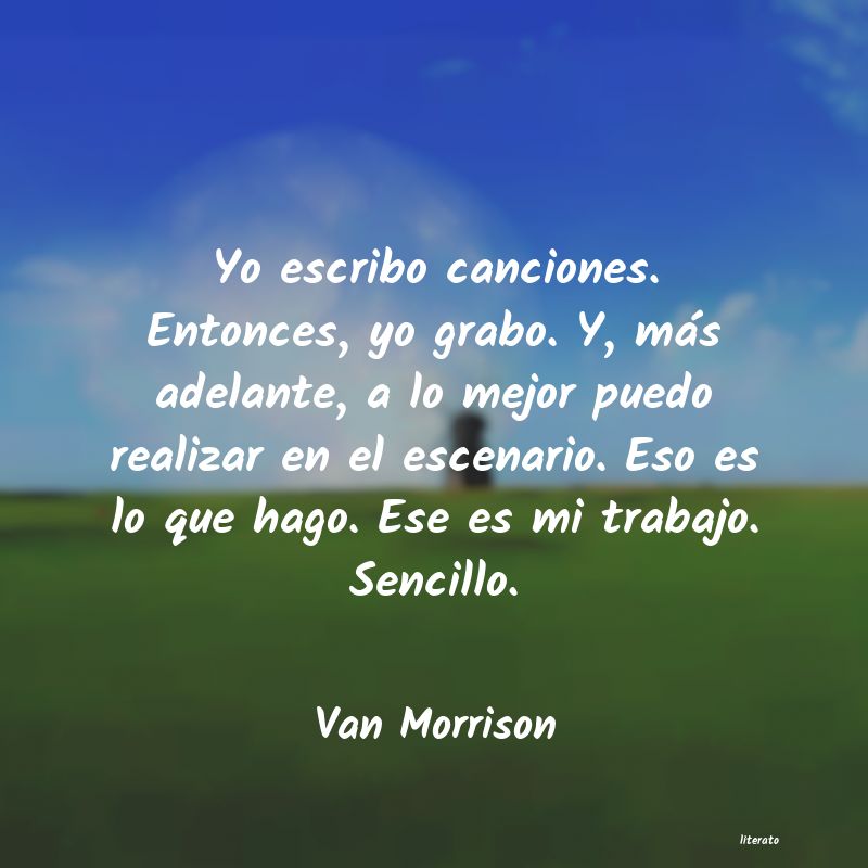 frases de Van Morrison