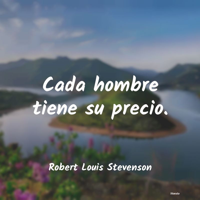 Frases de Robert Louis Stevenson