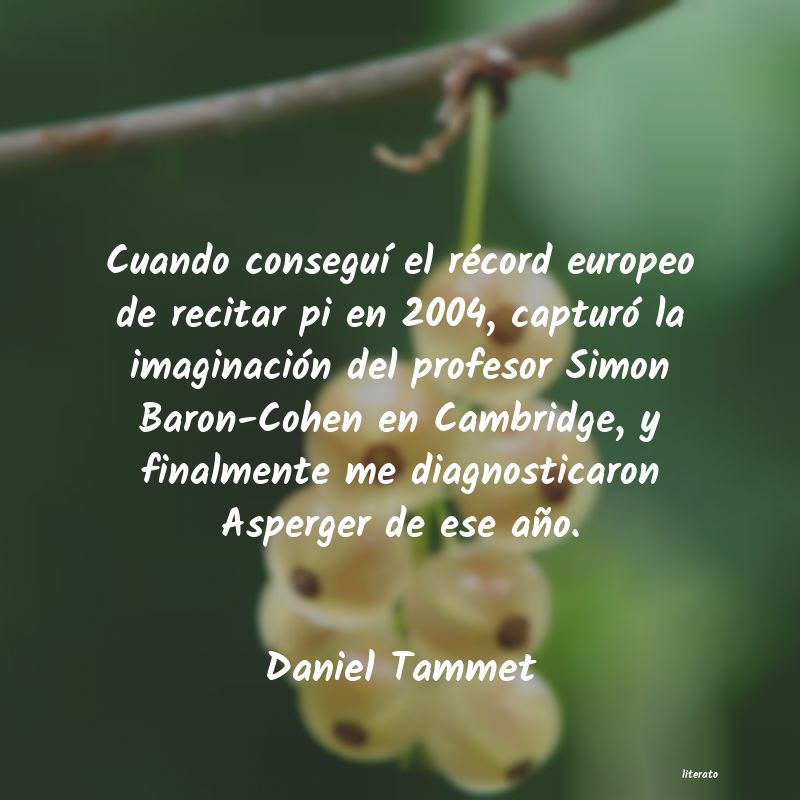 Frases de Daniel Tammet