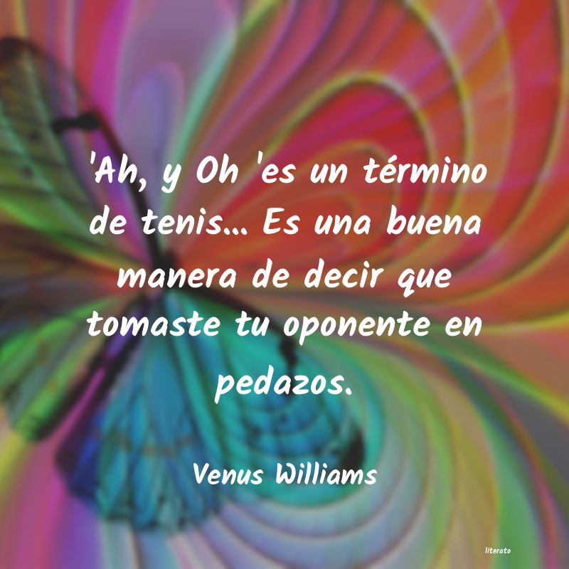 Frases de Venus Williams