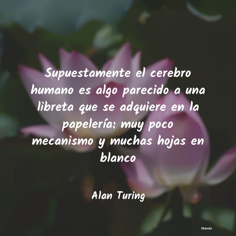 Frases de Alan Turing