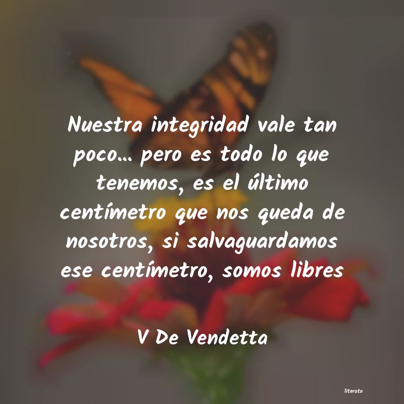 Frases de V De Vendetta