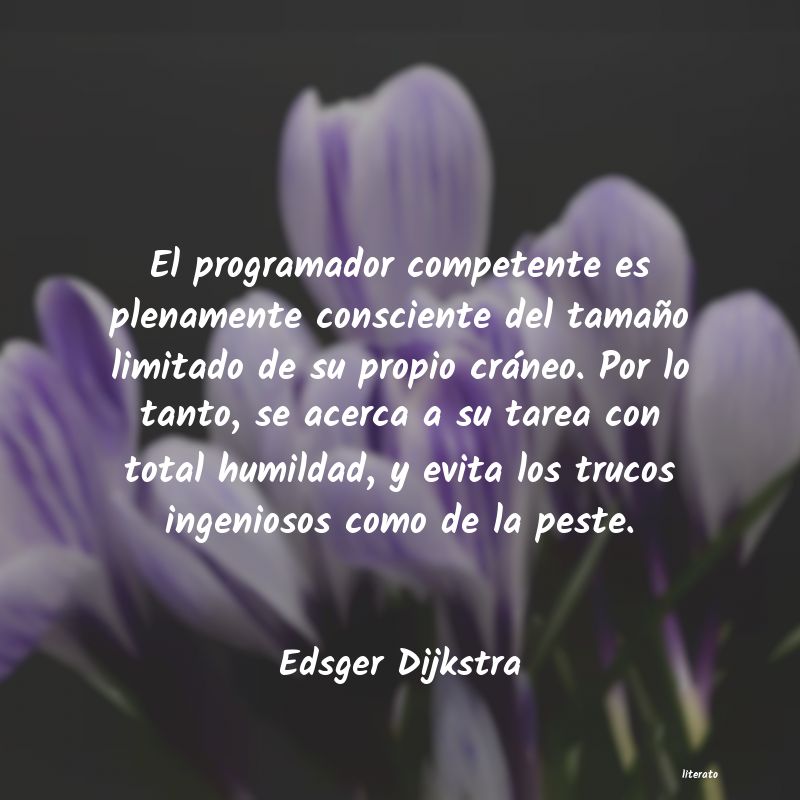 Frases de Edsger Dijkstra