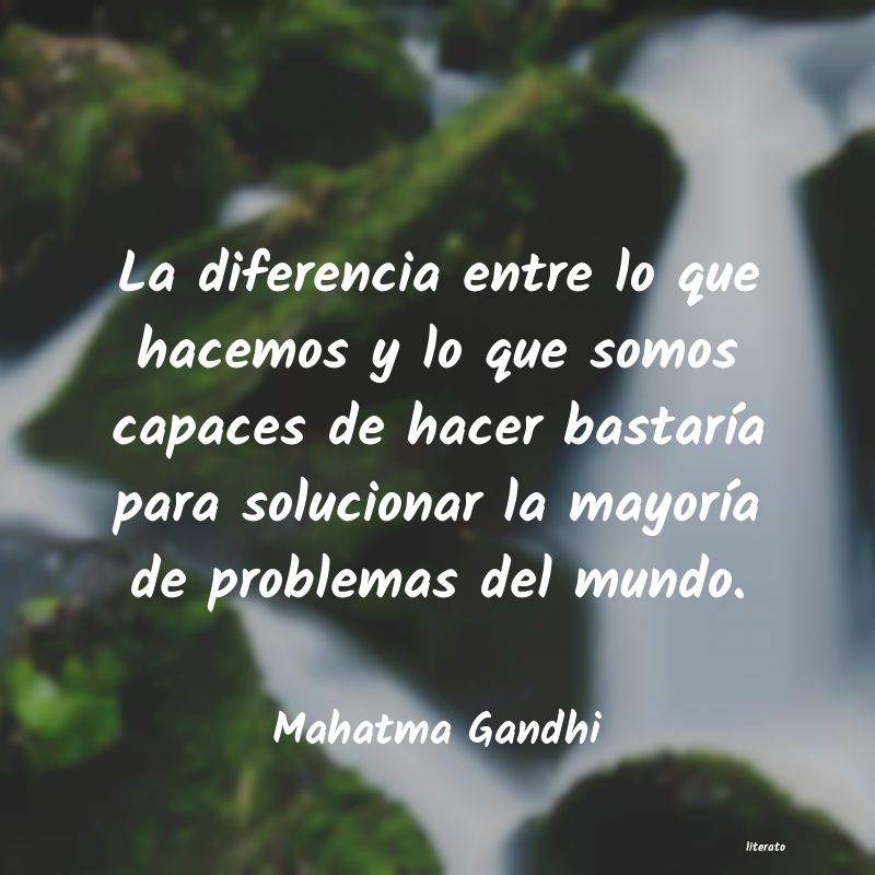 Frases de Mahatma Gandhi