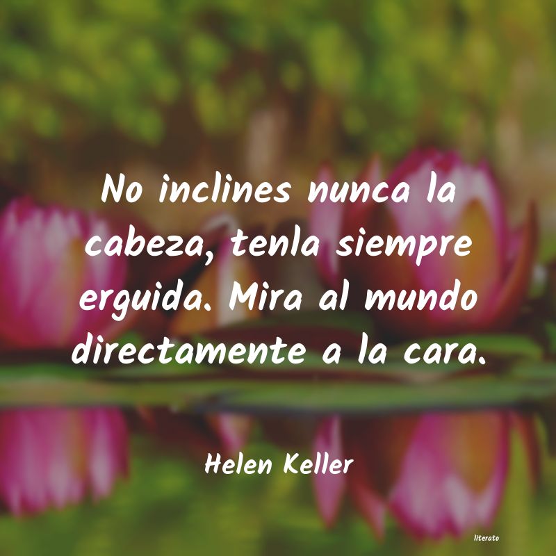 frases de Helen Keller