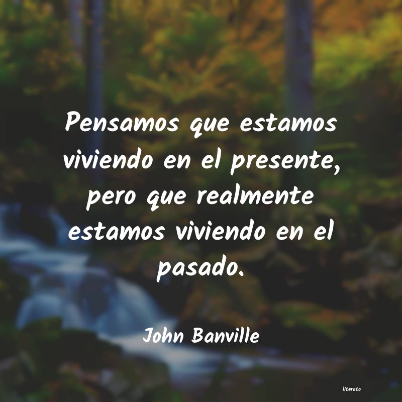 Frases de John Banville