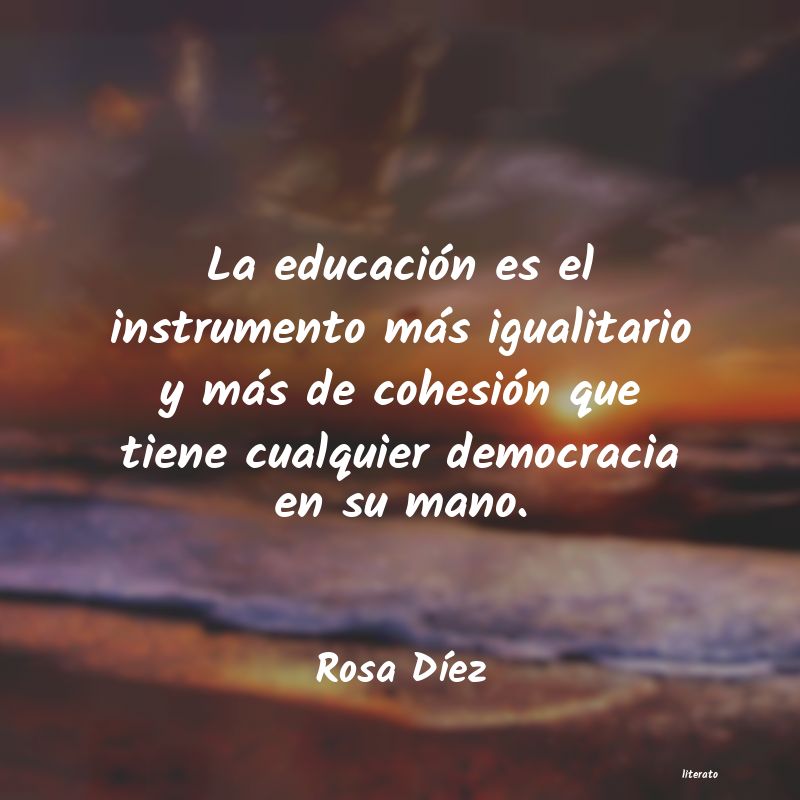 frases de Rosa DÃ­ez