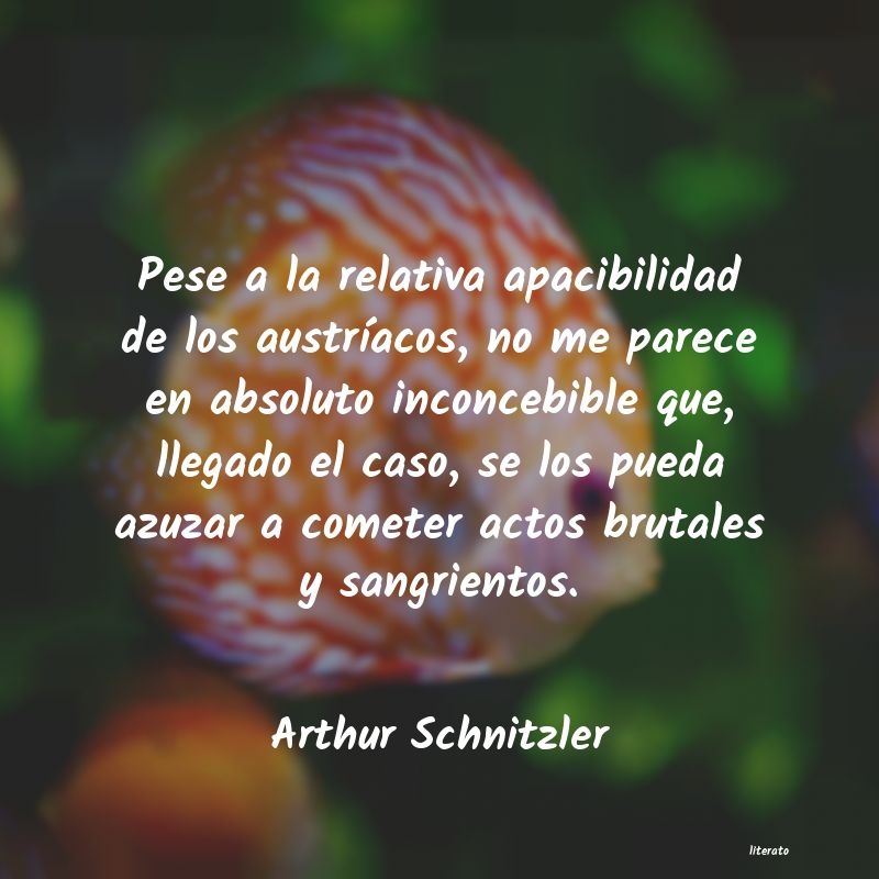 Frases de Arthur Schnitzler