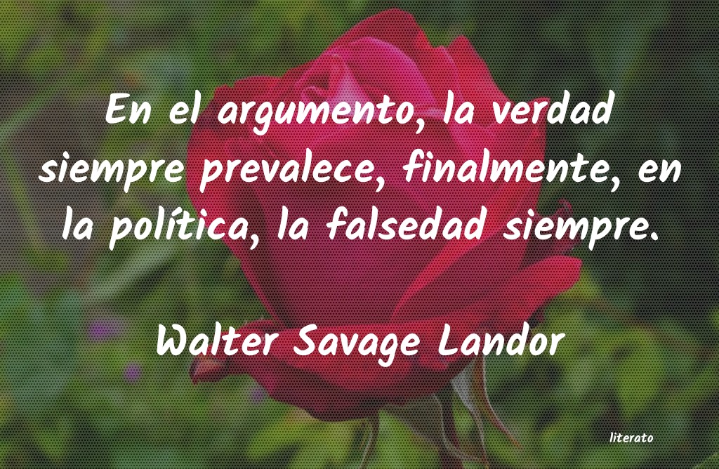 Frases de Walter Savage Landor