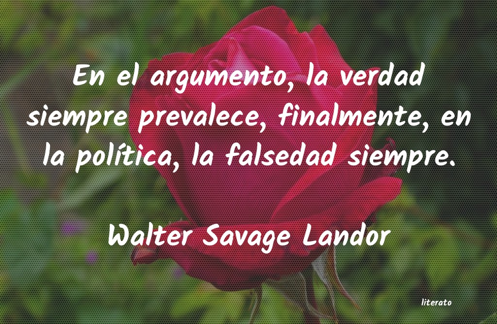 frases de Walter Savage Landor