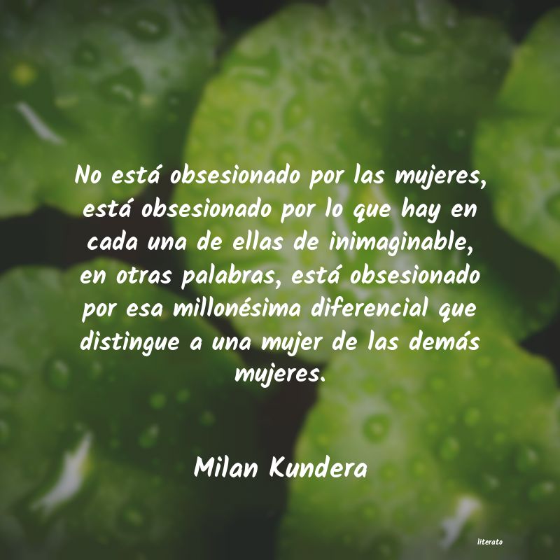frases de Milan Kundera