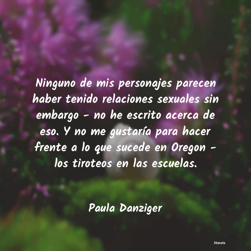 Frases de Paula Danziger