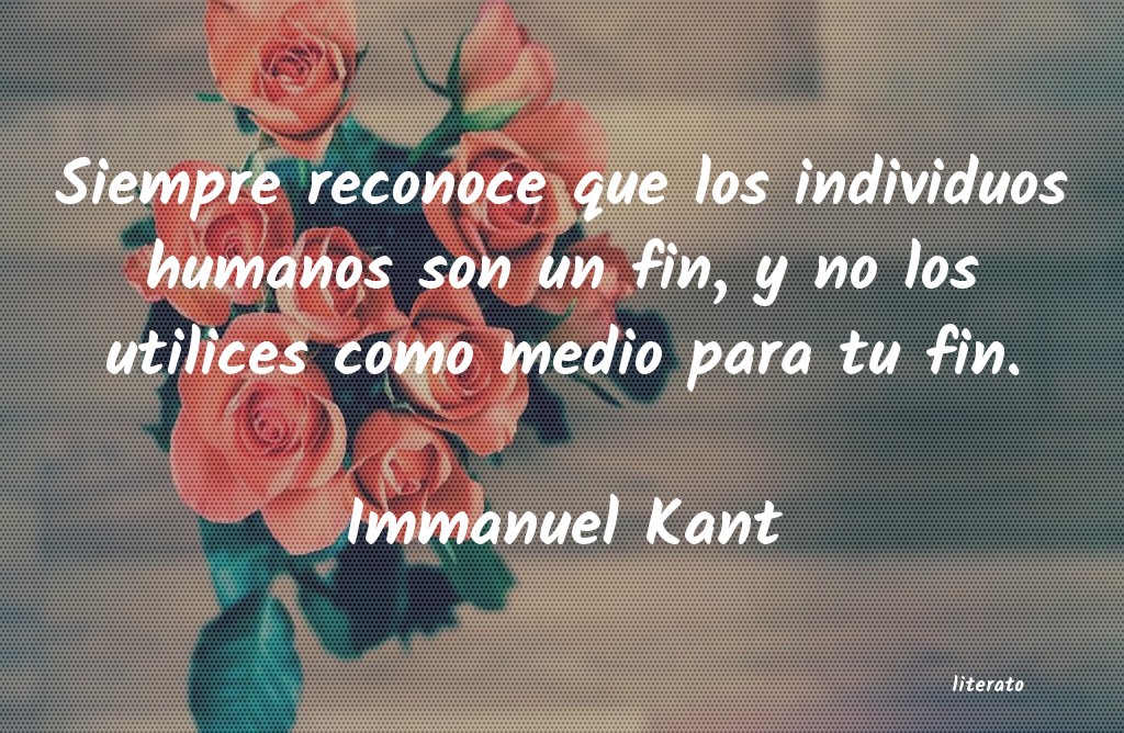 Frases de Immanuel Kant