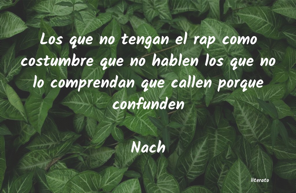 frases de Nach