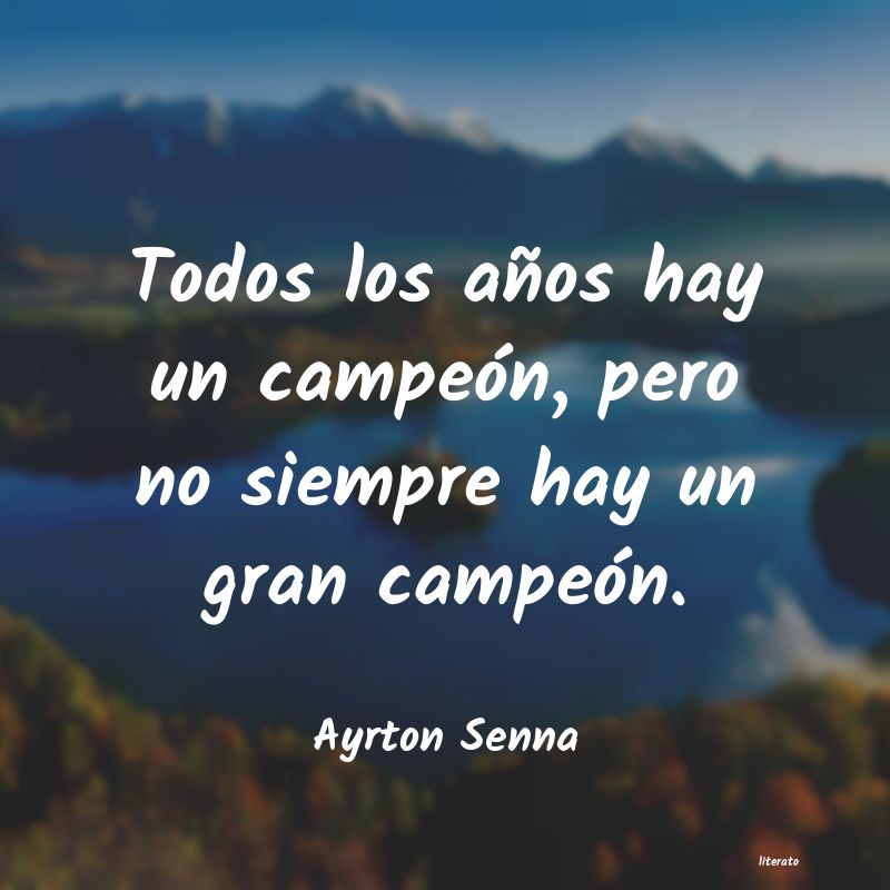frases de Ayrton Senna