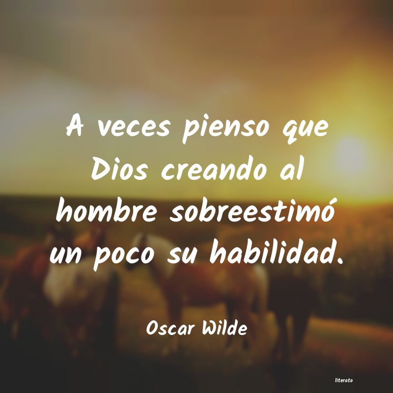 Frases de Oscar Wilde