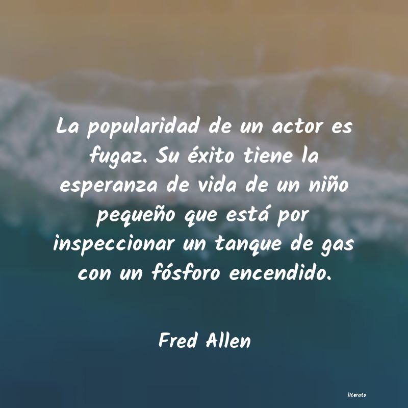 Frases de Fred Allen