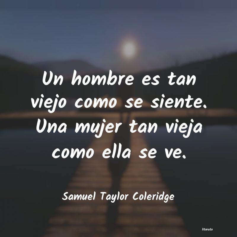 frases de Samuel Taylor Coleridge