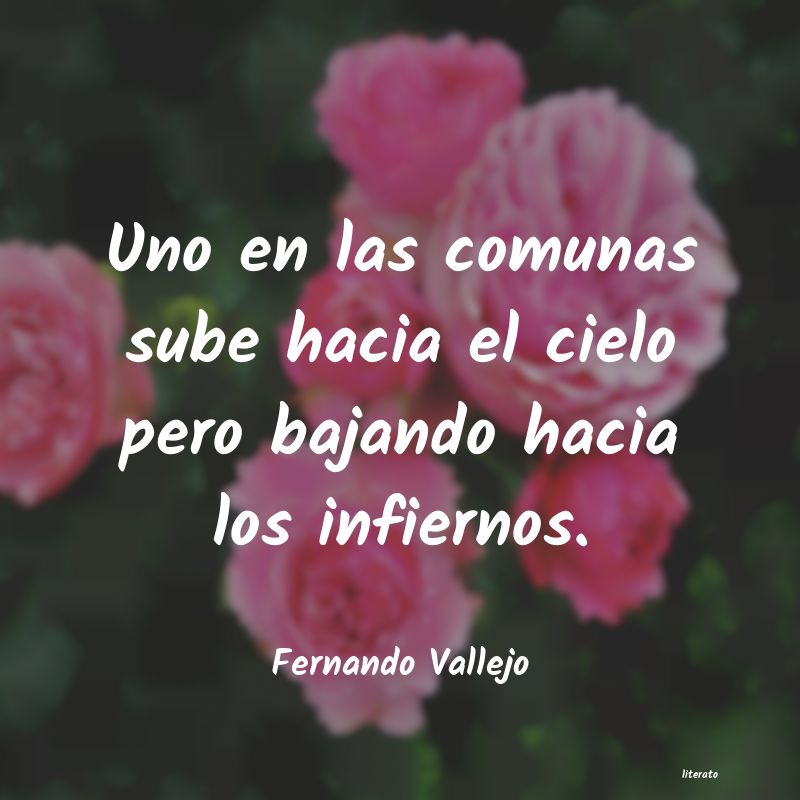 Frases de Fernando Vallejo