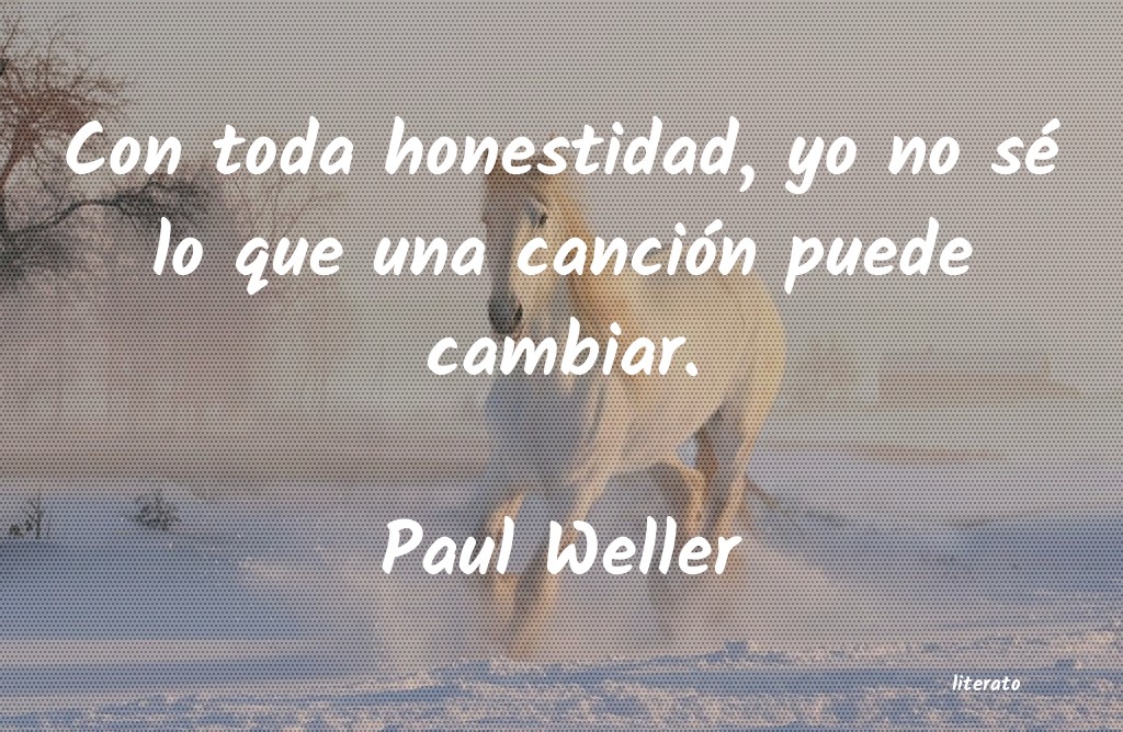 Frases de Paul Weller