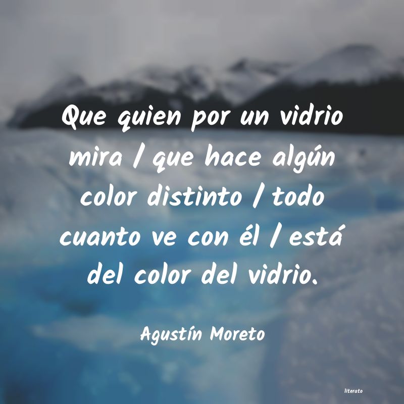 frases de AgustÃn Moreto