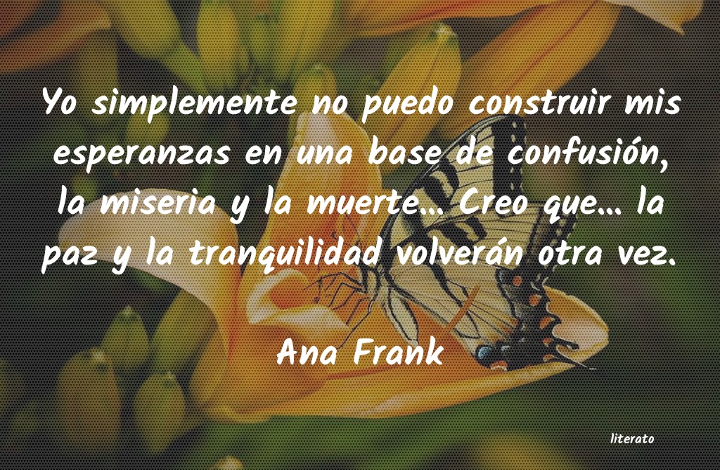 frases de Ana Frank