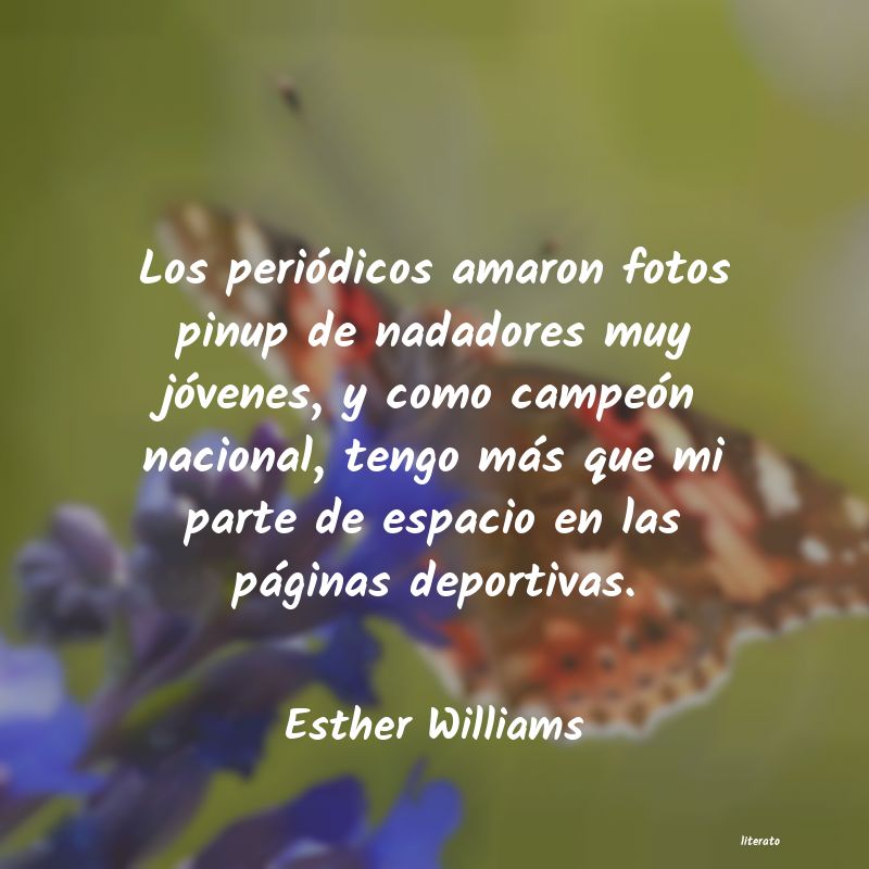 Frases de Esther Williams