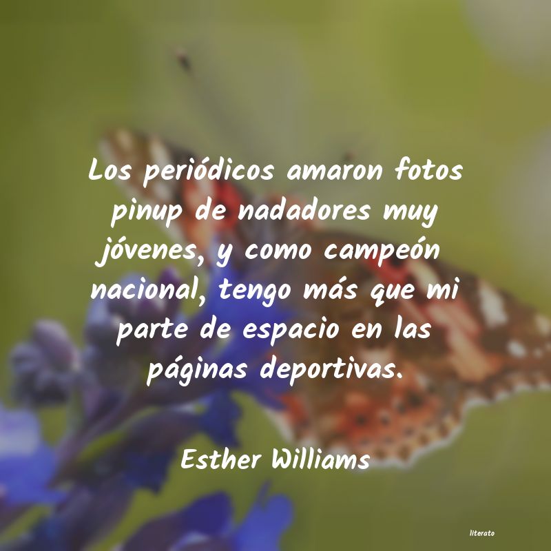 frases de Esther Williams