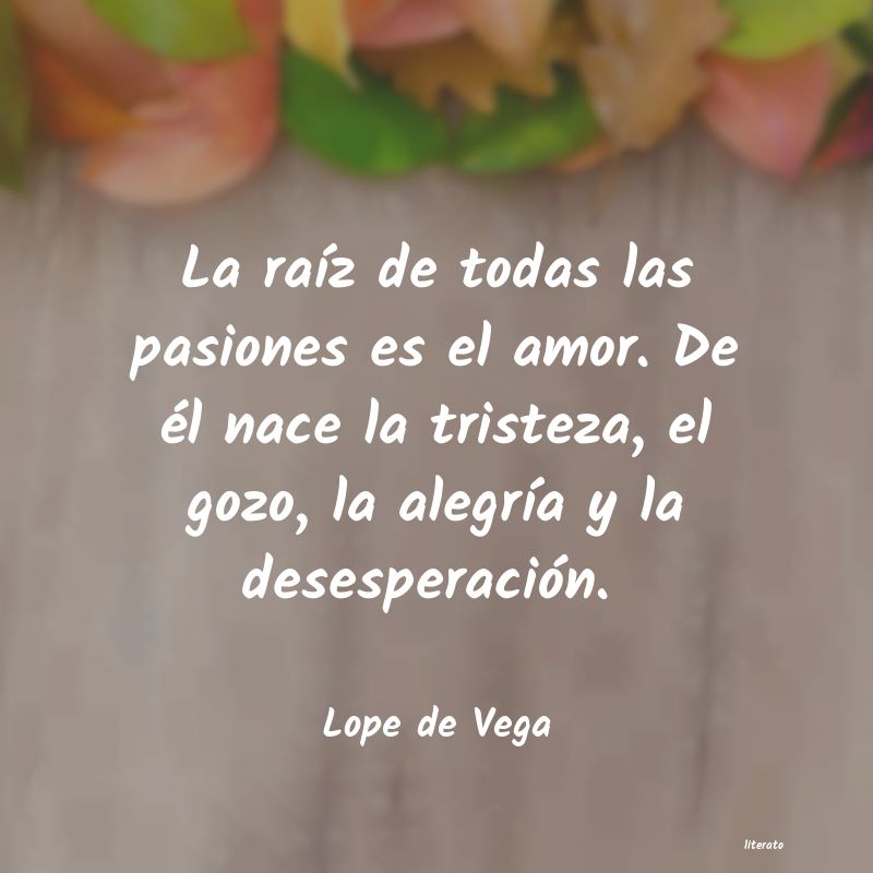 Frases de Lope de Vega