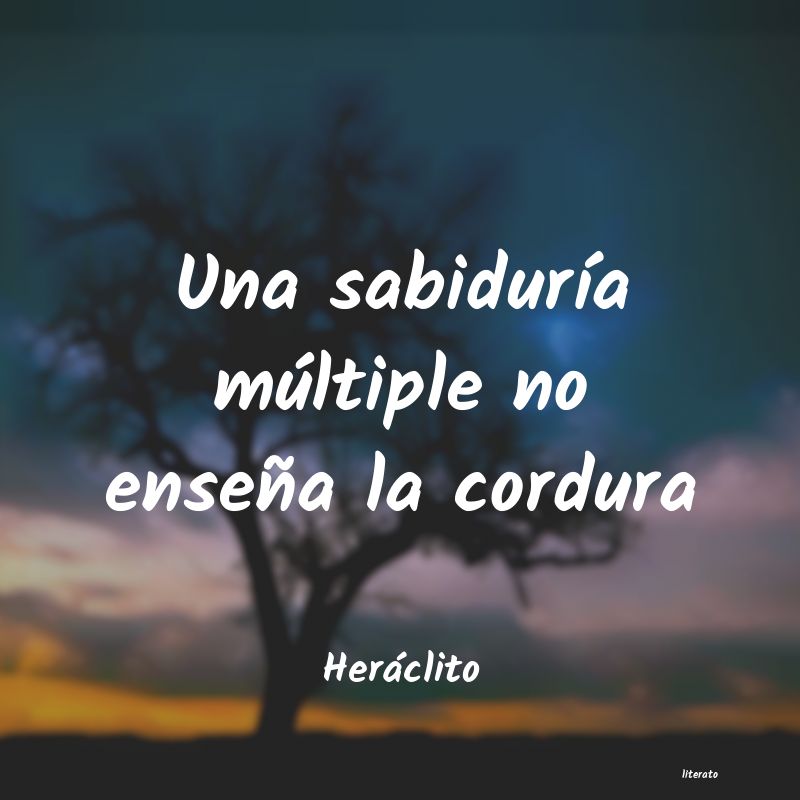 Frases de Heráclito