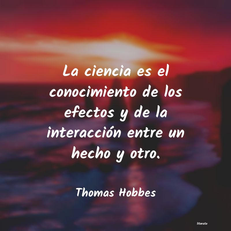 Frases de Thomas Hobbes