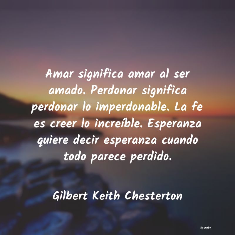 Frases de Gilbert Keith Chesterton