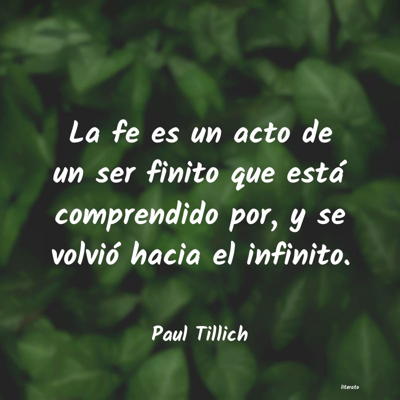 Frases de Paul Tillich