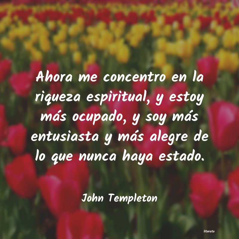 frases de John Templeton