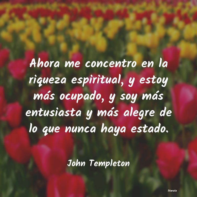 Frases de John Templeton