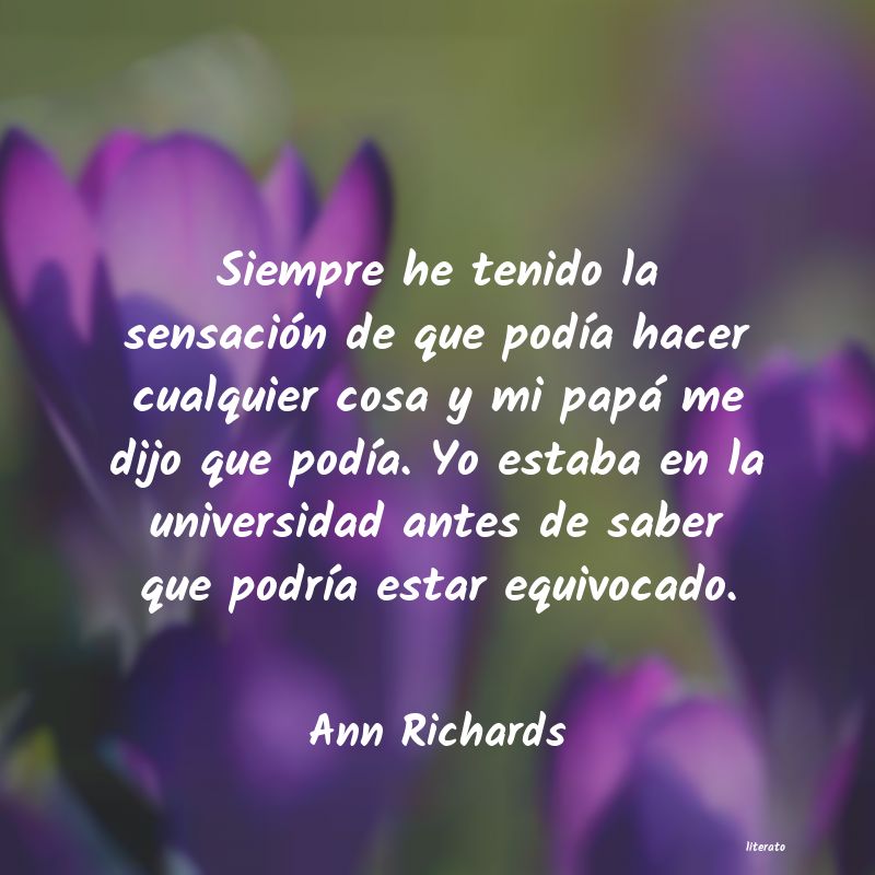 Frases de Ann Richards