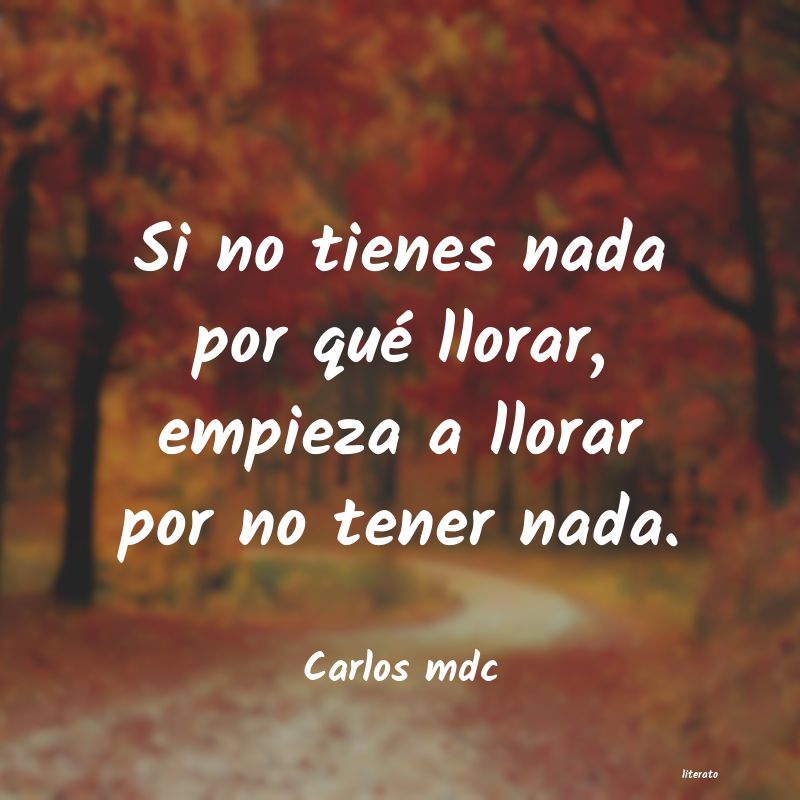 Frases de Carlos mdc