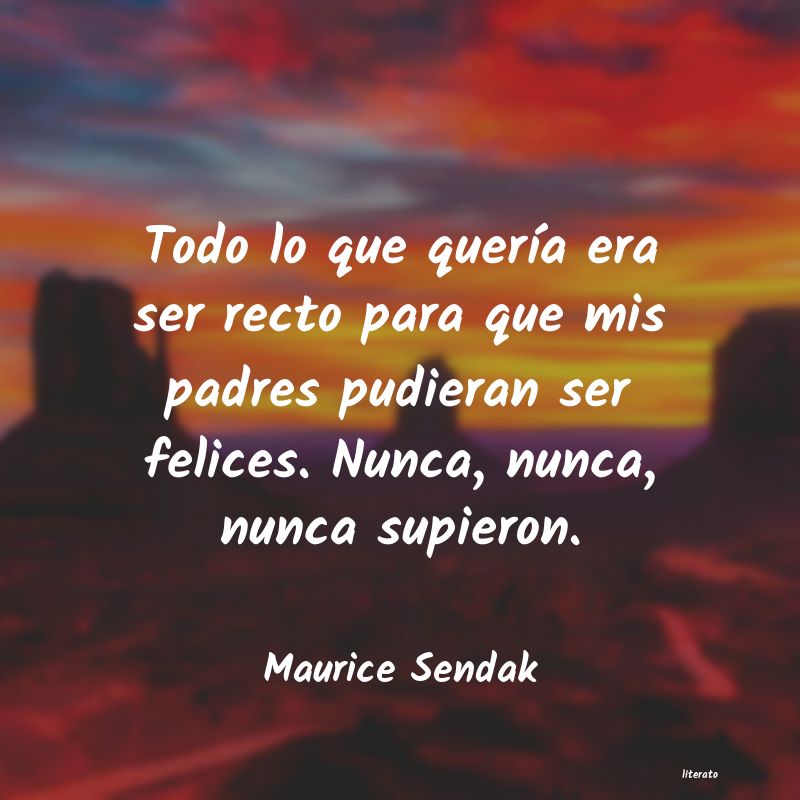 Frases de Maurice Sendak