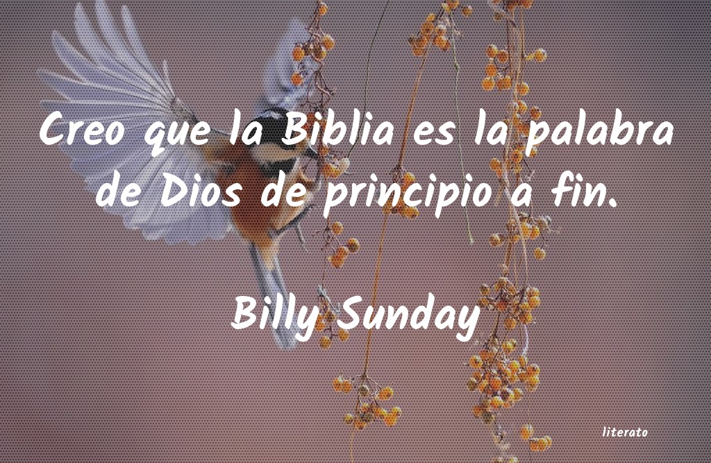 Frases de Billy Sunday