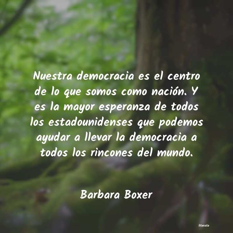 Frases de Barbara Boxer