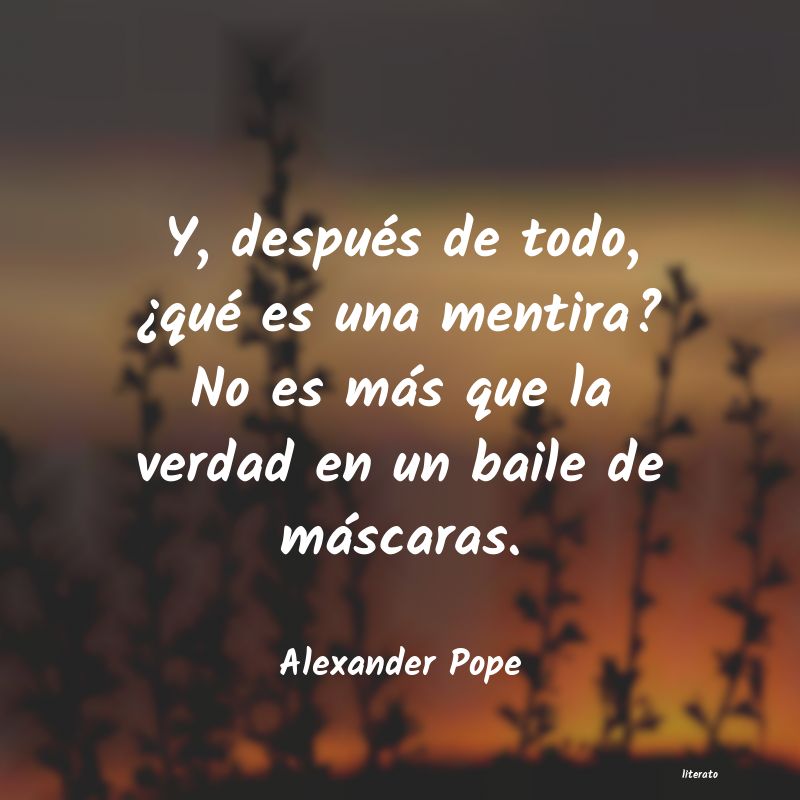 frases de Alexander Pope