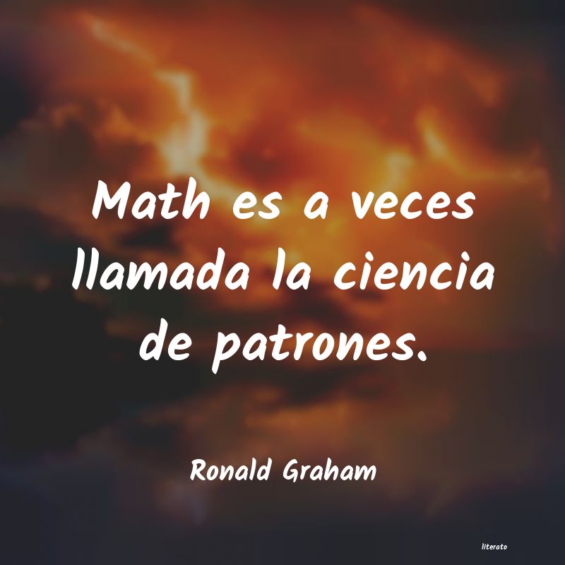 Frases de Ronald Graham