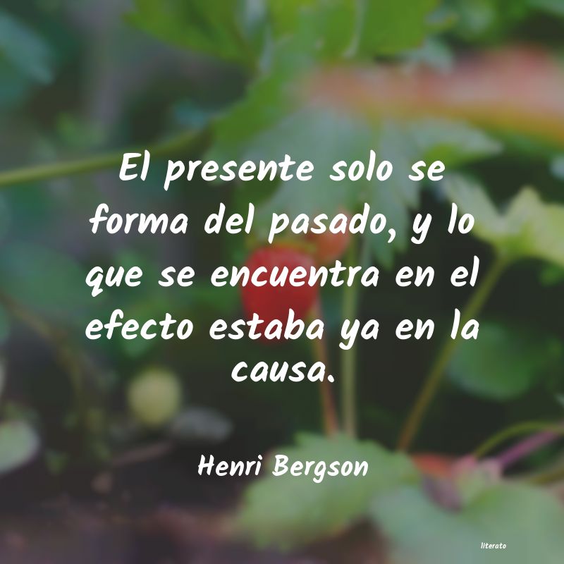 Frases de Henri Bergson