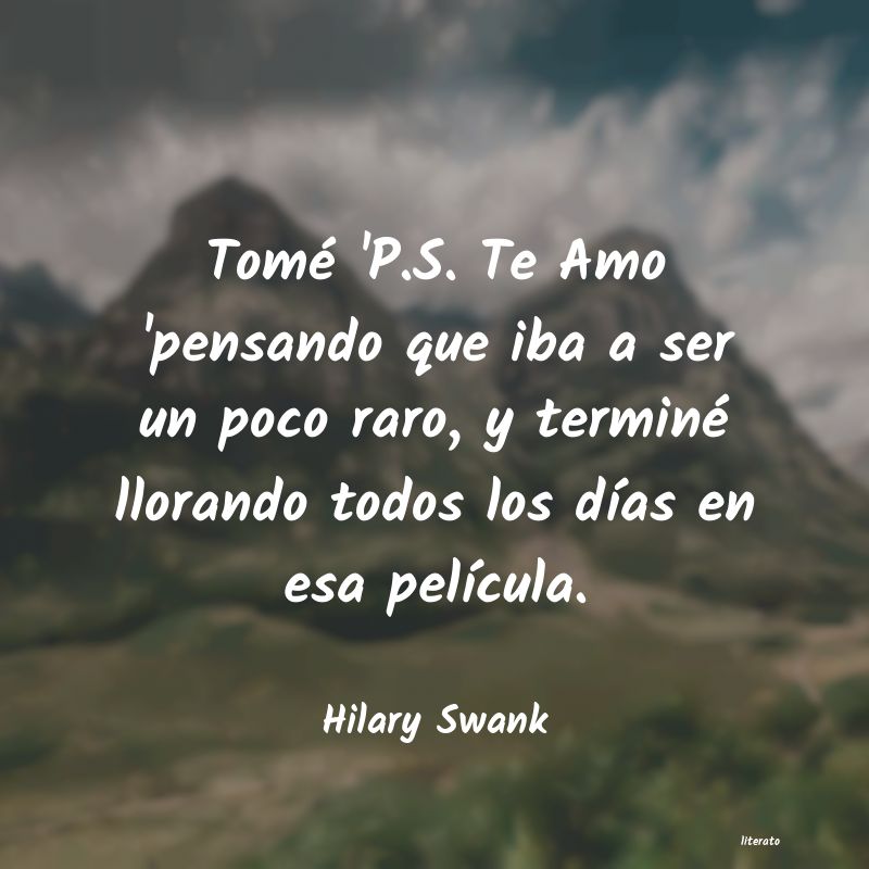 frases de Hilary Swank