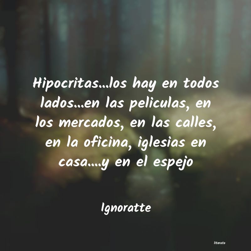 frases para hipocritas